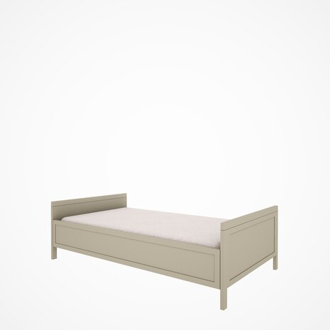 Vintage 1-persoonsbed 90x200 eucalyptus