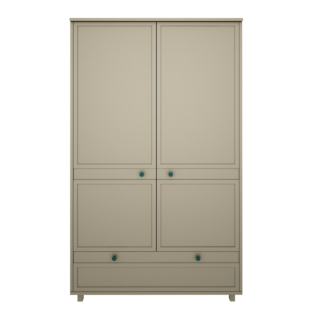 Vintage 2 deurs akst met lade eucalyptus