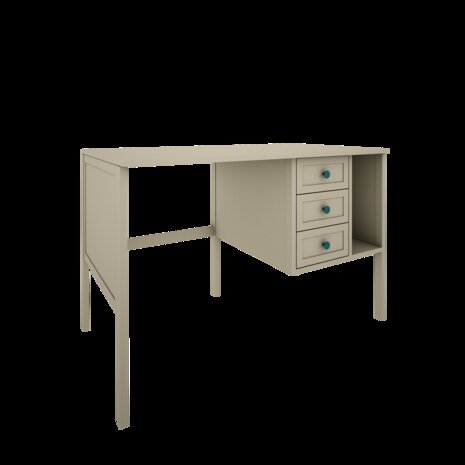 Vintage bureau 3 laden eucalyptus