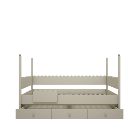 deelbaar tot enkel bed met lade