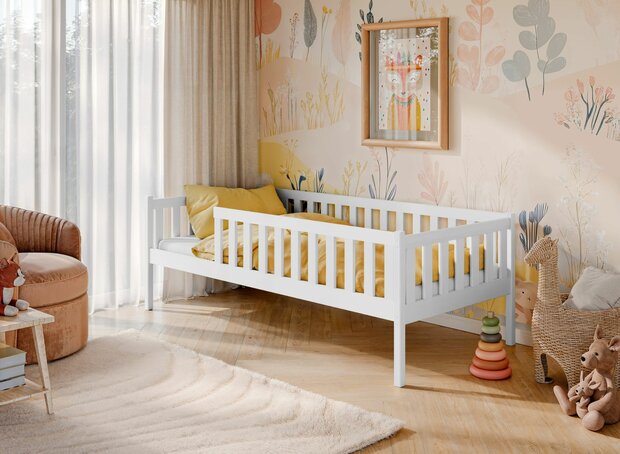 Azzurro 1-persoonsbed 90x200 naturel grenen