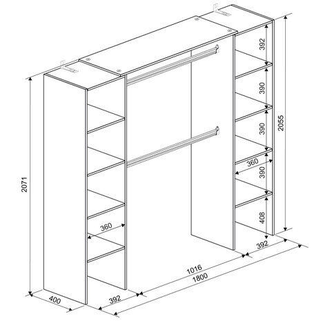 maten eco+ wandkast