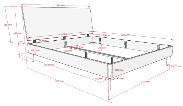 maten forrest 160 bed