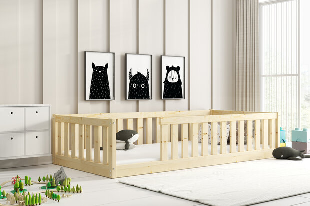 Greco inloop bed 90x190 grenen onbehandeld