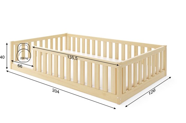 incl plaat bodem en *gratis matras 