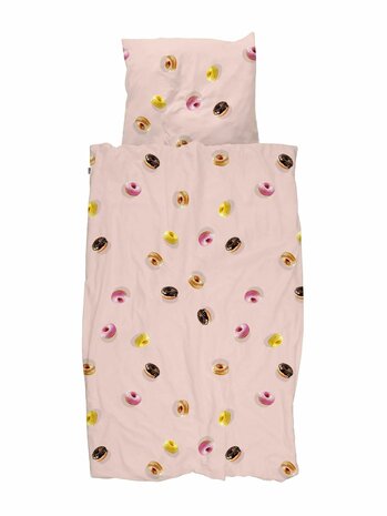 Snurk donuts roze overtrek 140x200