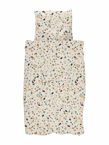 Snurk terrazzo overtrek 140x200