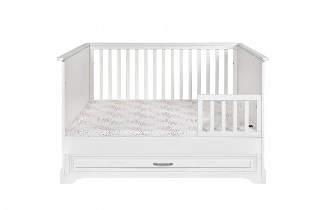 Novelies Melody meegroei ledikant 70x140 met lade wit