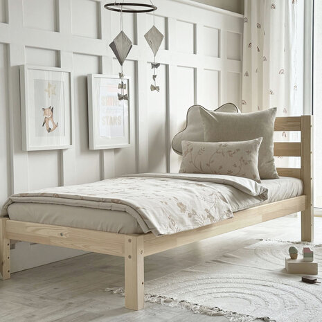 Simple bed 90x200 grenen massief