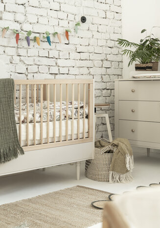 Petite 3 in 1 ledikant 60x120 champagne