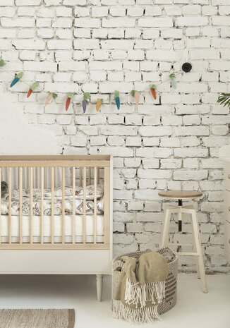 Petite ledikant / cotbed 70x140 champagne