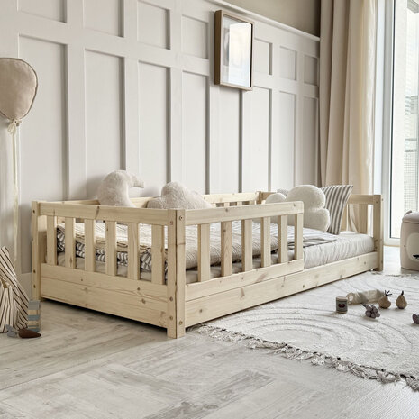 Basic Davind pure wood 80x160 montessori bed