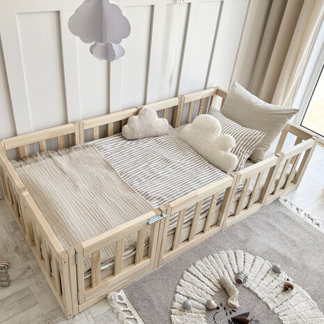 Basic Modulo montessori bed 120x200 pure wood