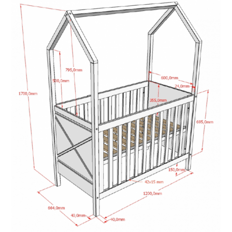 maten scott bedhuisje