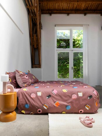 Snurk dekbedovertrek Drop it 1 persoons 140x200/220