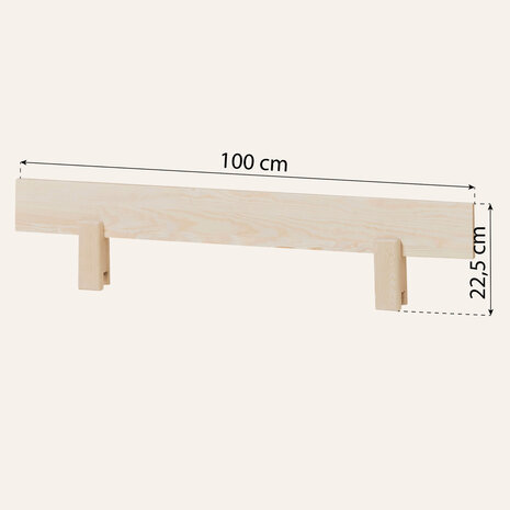 Eco Comfort huisbed 70x160 grenen naturel