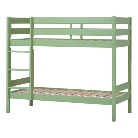 Eco comfort stapelbed 70x160 grenen pale green