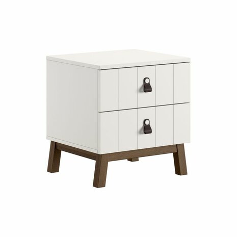 Sezane nachtkastje clay walnoot