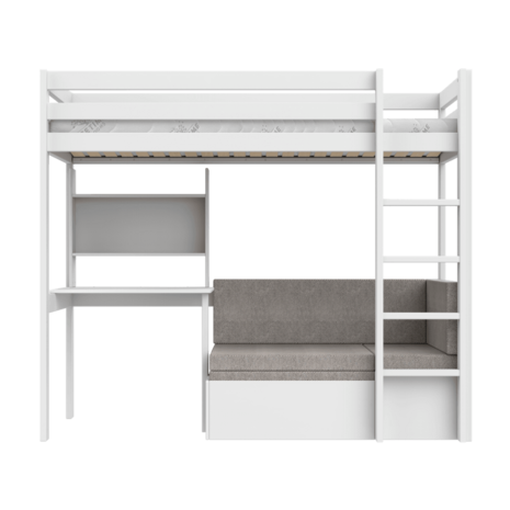 Lifetime Elements hoogslaper study & relax 90x200 grenen wit