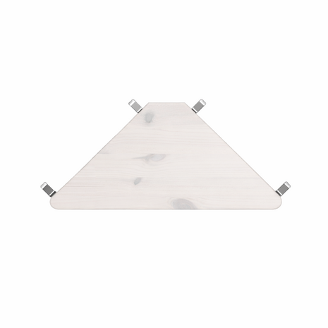 Lifetime hoeklegplank white wash