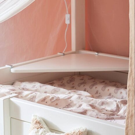 sfeer met hoeklegplank