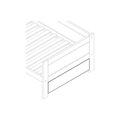 om tussen de poten te monteren