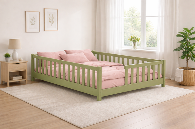 Lazzaro bed sfeer 90x200 olijf