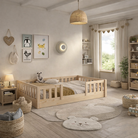 Balou inloopbed 140x200 grenen 