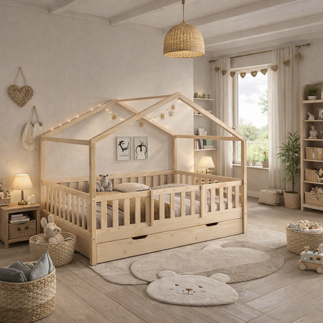 Balou bedhuis 140x200 grenen 