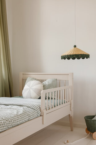 Carmela 1-persoonsbed 90x200 grenen sage