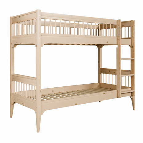 Carmela 90x200 stapelbed grenen naturel