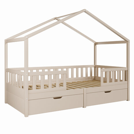 Inclusief bodem 90x190 dakje en optie uitvalbescherming