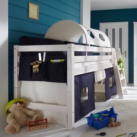 infanskids thijs blauw ecru bed