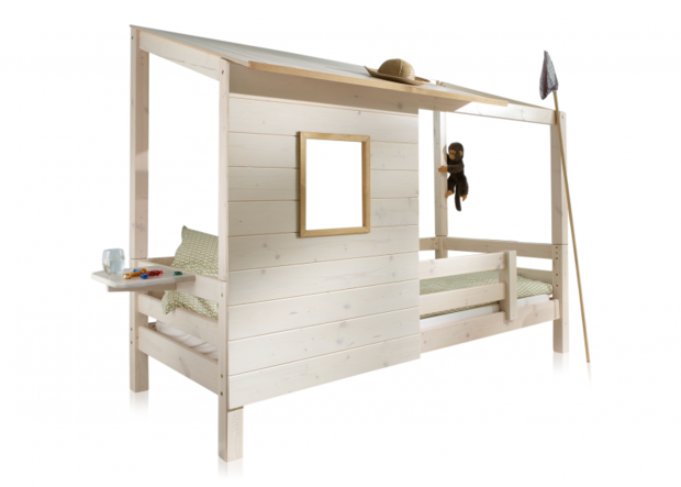 boomhut bed laag 90x200 grenen hout