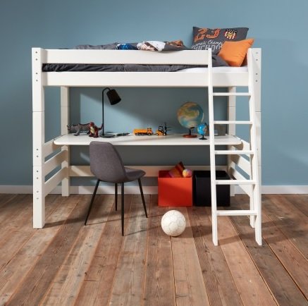 beddyfurn bed4life hoogslaper met bureau