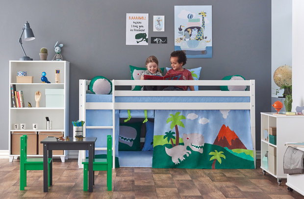 hoppekids dinosaur tent en bed