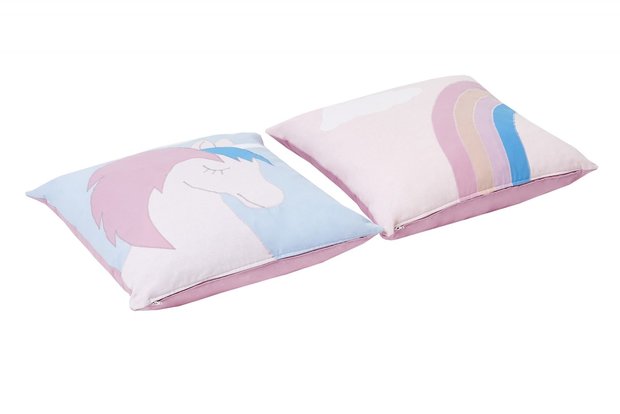 hoppekids unicorn kussen set