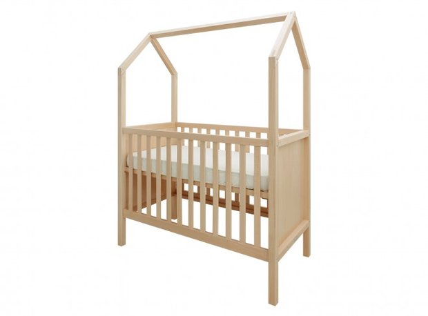 Bopita first 60x120 naturel hout - Kinderbeddenstore