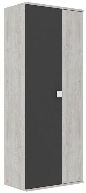 jules kast 2 deurs antraciet