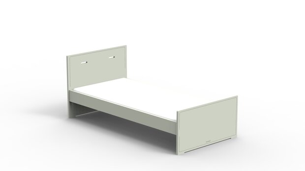 madaket bed 90x200 grijs