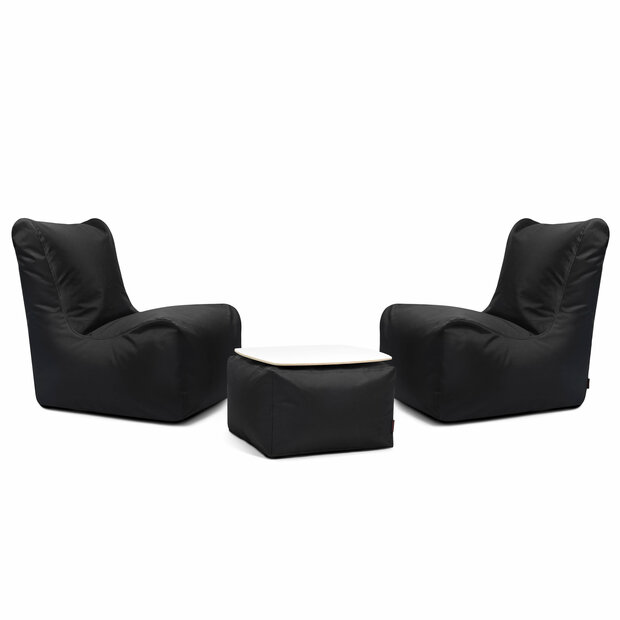 Slowdown chill 3 delige set Seat Ox zwart