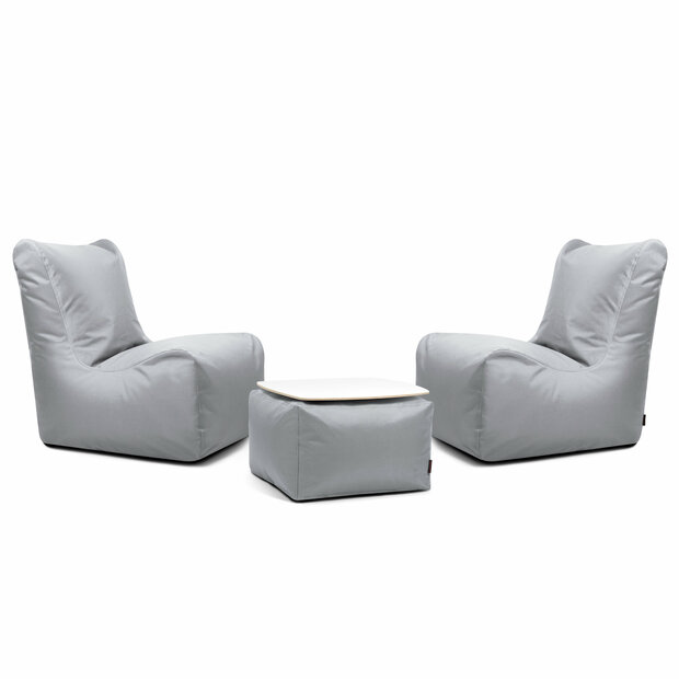 Slowdown chill 3 delige set Seat Ox wit grijs