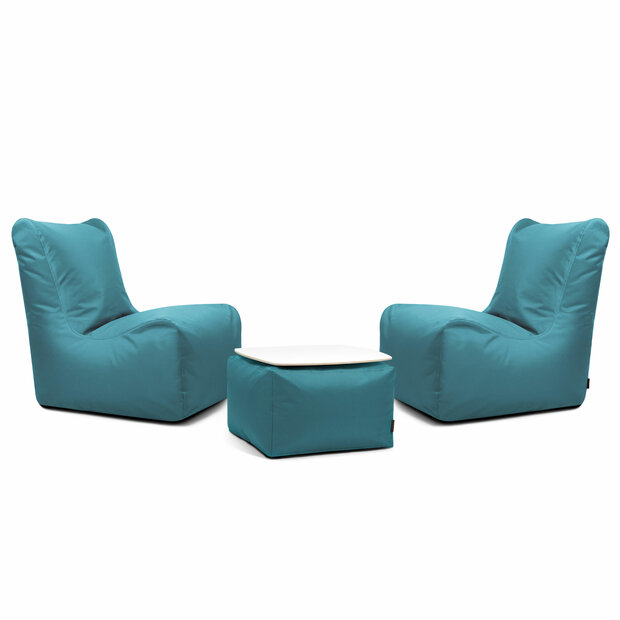 Slowdown chill 3 delige set Seat Ox turquoise