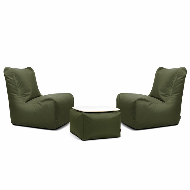 Slowdown chill 3 delige set Seat Ox khaki
