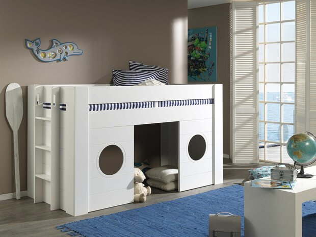 Freya halfhoogslaper 90x200 wit