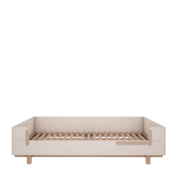 Basic 1-persoonsbed 90x200 wit 