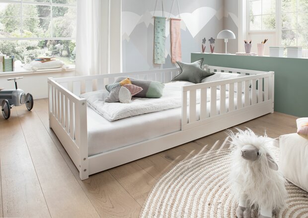 Bern inloopbed 120x200 beuken wit
