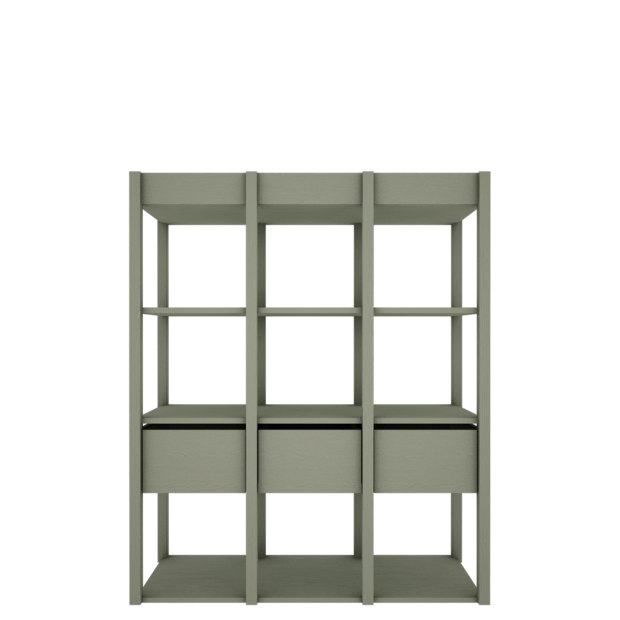 Tweens boekenkast eucalyptus