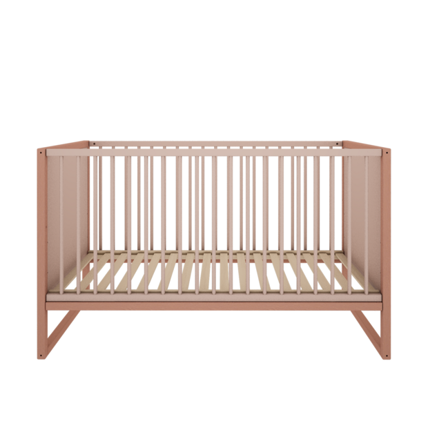 Tweens meegroei ledikant 70x140 koraal roze