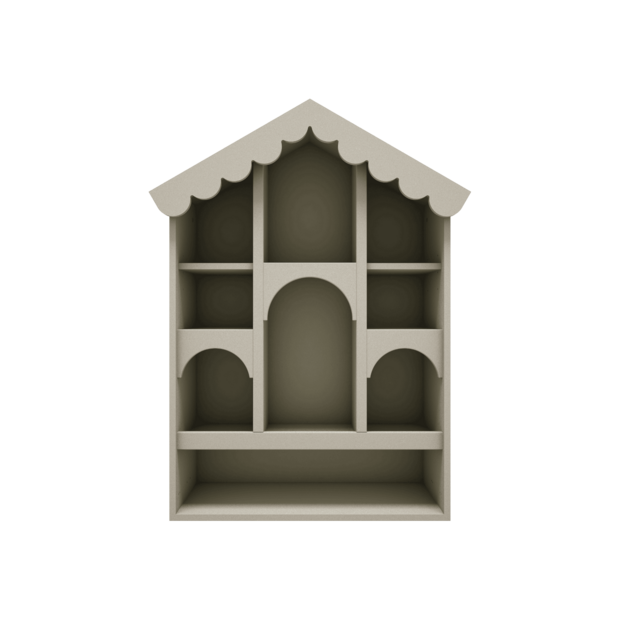 Babushka poppenhuis olijf